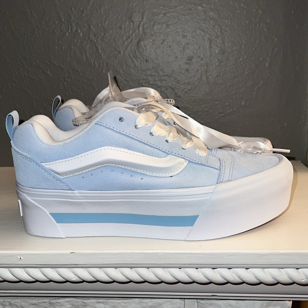 Vans KNU STACK Vintage Satin Dream Blue. Womens size 7.5 New with tags, No Box. - Picture 7 of 14